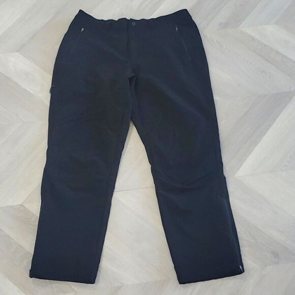 LL Bean  Mens Waterproof Black SnowBoard Pants, Size Large - Picture 1 of 8